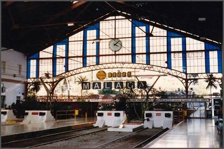 Estación de Ferrocarriles de Málaga, ca. finales siglo XX.