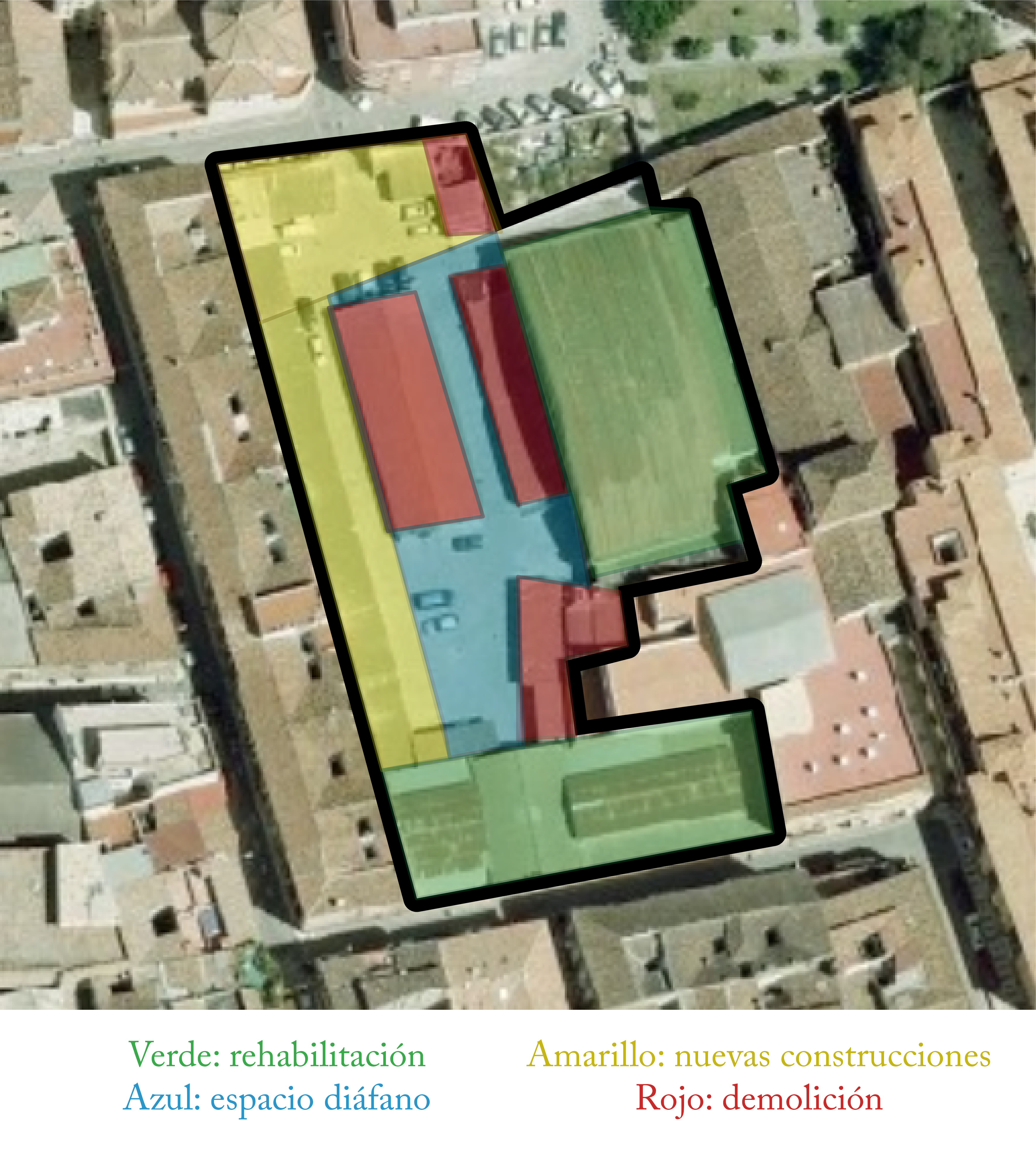 Garaje Las Delicias, propuesta de intervenciones, 2021.