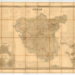 Cádiz (Provincia). Mapas generales. 1868