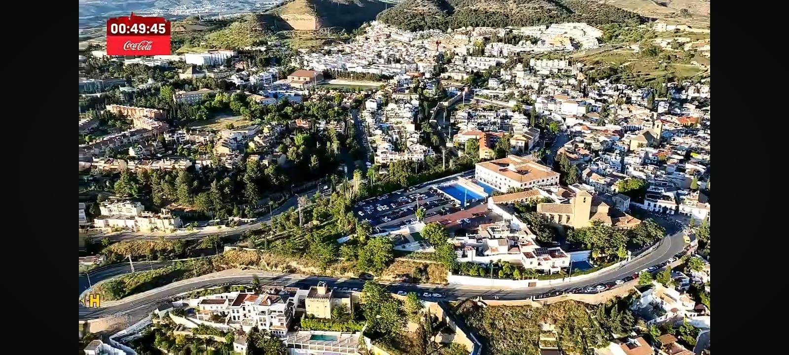 Fotografía aérea del exterior del Carmen de las Palmas, 4 de mayo 2024.