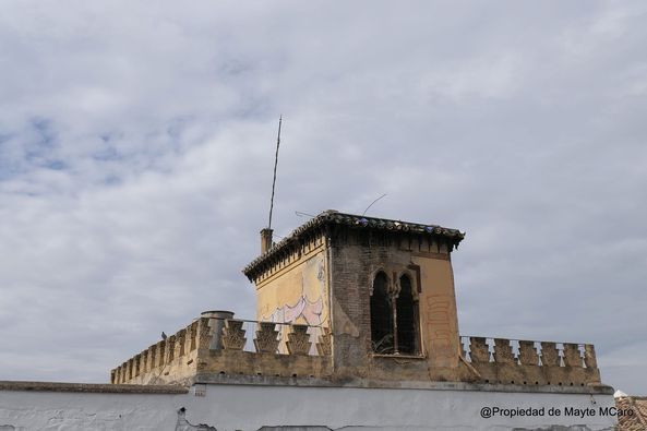 Fotografía de la fachada principal del Carmen de las Palmas