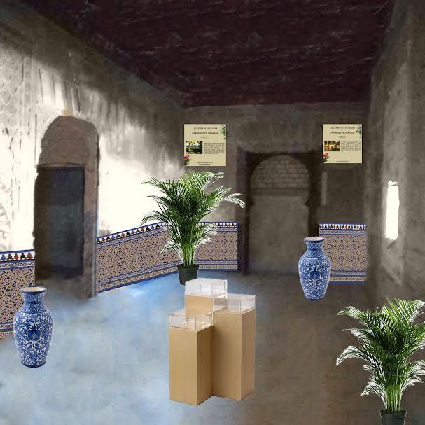 Reconstrucción de la Sala de exposición principal del Carmen de las Palmas