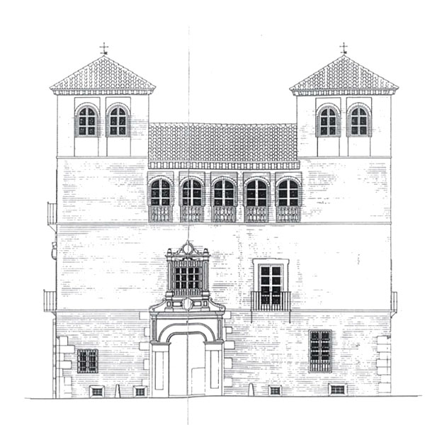 Plano del Palacio de los Salazar.